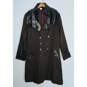Spirit Halloween Steampunk Duster Jacket - Size XL - Pockets & Fully Lined